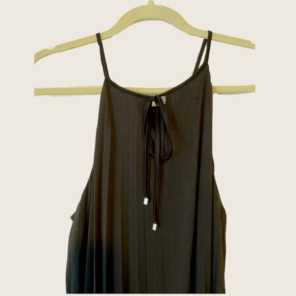 Black Halter Hi-Low Dress - Picture 3 of 3